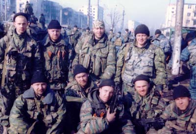 Чечня. Грозный. Январь 2000 г. Площадь Минутка.